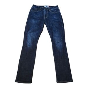 CAbi Blue High Straight Leg Jeans Classic Style Style #3561